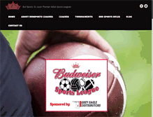 Tablet Screenshot of budsports.com